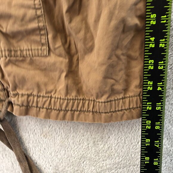 A New Approach A.N.A  Womens Cargo Capris Pants Size 14P Outdoors Tan Utility - Picture 5 of 14